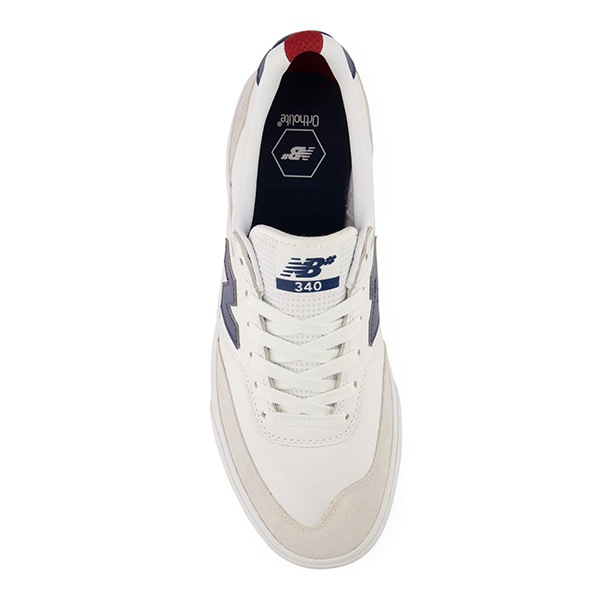 NEW BALANCE NUMERIC】340 カラー：white with nb navy(WVS