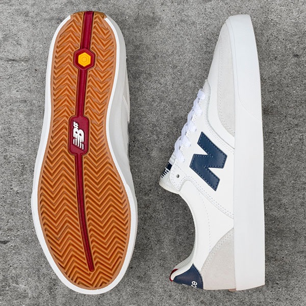 【NEW BALANCE NUMERIC】340 カラー：white with nb navy(WVS)　ニューバランス ヌメリック スケートボード スケボー シューズ 靴 スニーカー SKATEBOARD SHOES