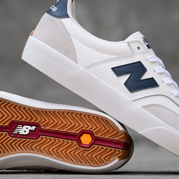【NEW BALANCE NUMERIC】340 カラー：white with nb navy(WVS)　ニューバランス ヌメリック スケートボード スケボー シューズ 靴 スニーカー SKATEBOARD SHOES