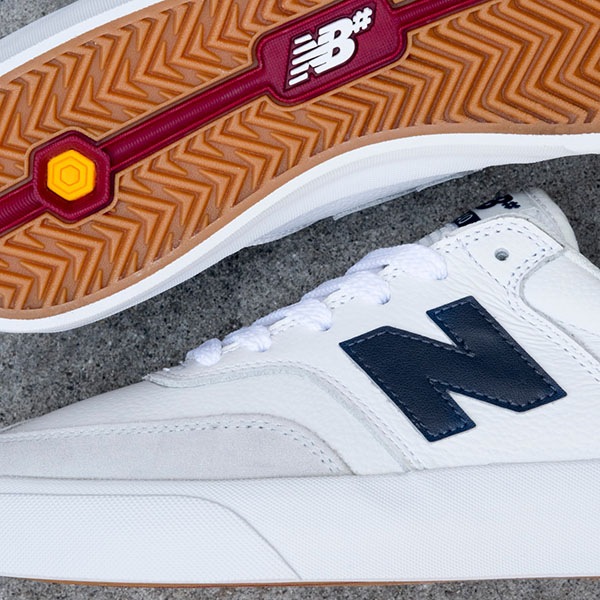 【NEW BALANCE NUMERIC】340 カラー：white with nb navy(WVS)　ニューバランス ヌメリック スケートボード スケボー シューズ 靴 スニーカー SKATEBOARD SHOES