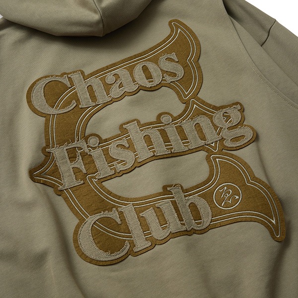 【Evisen×Chaos Fishing Club】EVENING BITE HOODIE black エビセン カオスフィッシングクラブ スケートボード スケボー SKATEBOARD