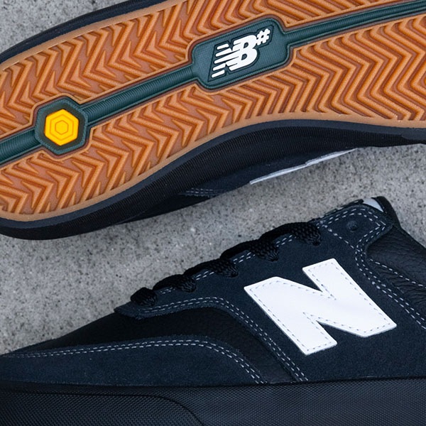 【NEW BALANCE NUMERIC】340 カラー：black with white(YRW)　ニューバランス ヌメリック スケートボード スケボー シューズ 靴 スニーカー SKATEBOARD SHOES