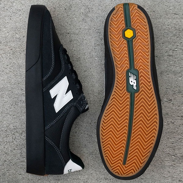 【NEW BALANCE NUMERIC】340 カラー：black with white(YRW)　ニューバランス ヌメリック スケートボード スケボー シューズ 靴 スニーカー SKATEBOARD SHOES