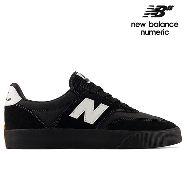 【NEW BALANCE NUMERIC】340 カラー：black with white(YRW)　ニューバランス ヌメリック スケートボード スケボー シューズ 靴 スニーカー SKATEBOARD SHOES
