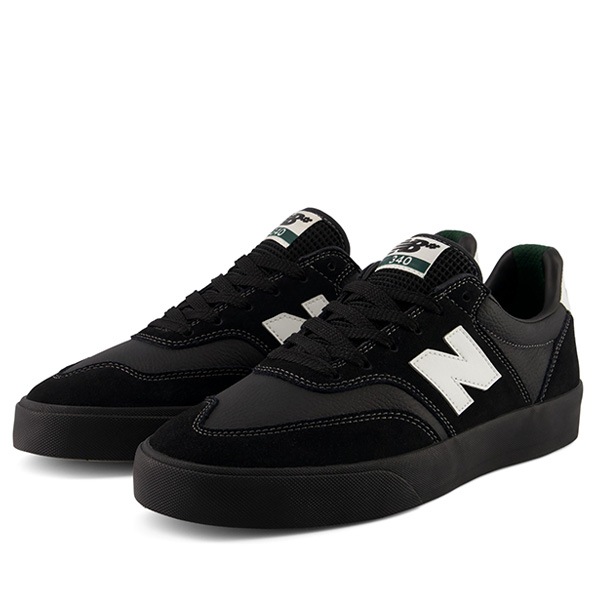【NEW BALANCE NUMERIC】340 カラー：black with white(YRW)　ニューバランス ヌメリック スケートボード スケボー シューズ 靴 スニーカー SKATEBOARD SHOES
