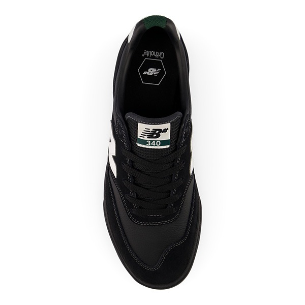【NEW BALANCE NUMERIC】340 カラー：black with white(YRW)　ニューバランス ヌメリック スケートボード スケボー シューズ 靴 スニーカー SKATEBOARD SHOES