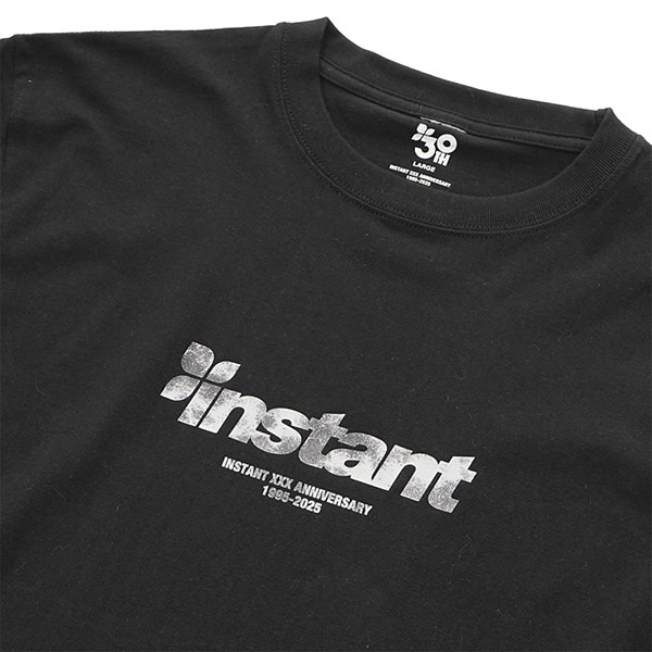 instant】INSTANT-30TH ANNIV LOGO TEE- black インスタント T