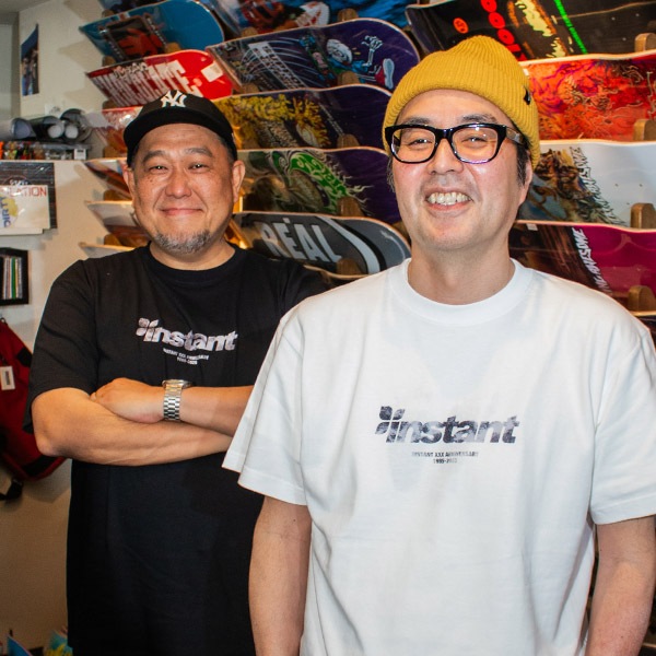 instant Tシャツ instant】INSTANT-30TH ANNIV LOGO TEE- black インスタント T