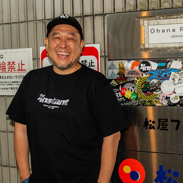 instant】INSTANT-30TH ANNIV LOGO TEE- black インスタント T