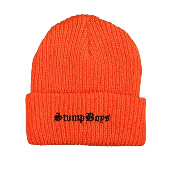 【STUMPBOYS】OG LOGO BEANIE orange スタンプボーイズ ビーニー スケートボード スケボー SKATEBOARD
