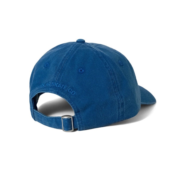 【POLAR】SAI CAP washed blue ポーラー キャップ 帽子 スケートボード スケボー SKATEBOARD
