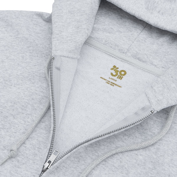 【INSTANT×7STARS】30TH 宝船 ZIP HOODIE ash インスタント パーカー スケートボード スケボー SKATEBOARD