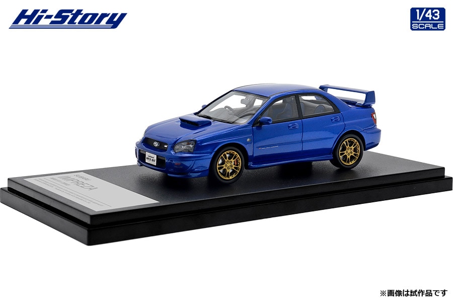 HS433BL 1/43 SUBARU IMPREZA WRX STi (2002) WRブルー・マイカ