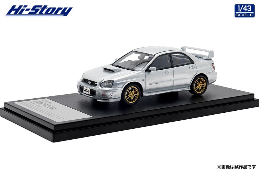 HS433SL 1/43 SUBARU IMPREZA WRX STi (2002) プレミアムシルバー・メタリック