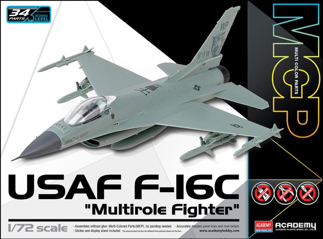 12541　1/72　F-16C　ファイティングファルコン　MCPスナップキット