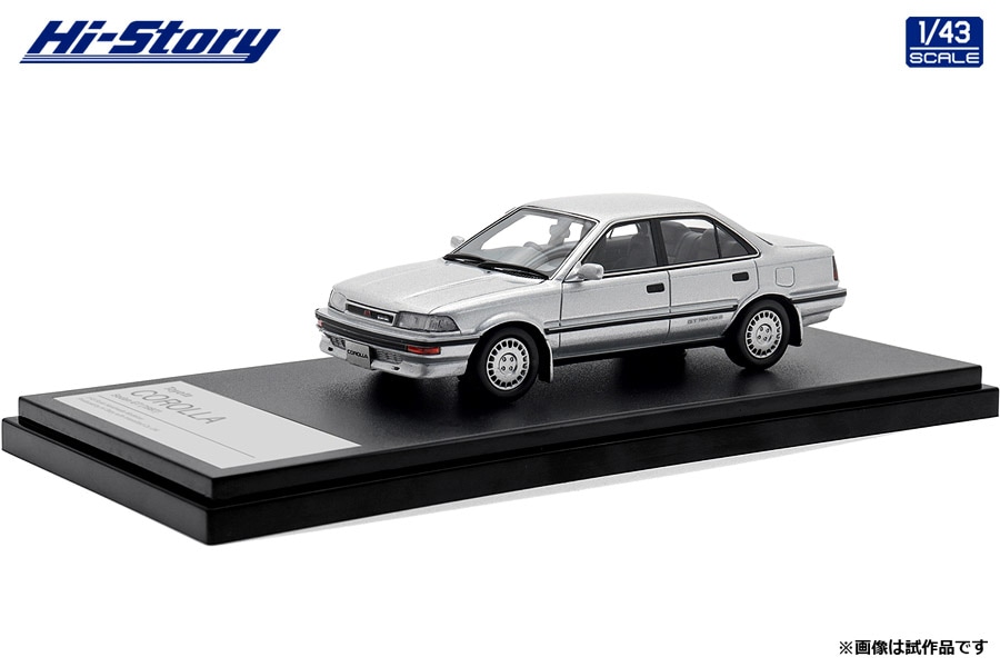 HS457SL 1/43 Toyota COROLLA Sedan GT (1987)  シルバー