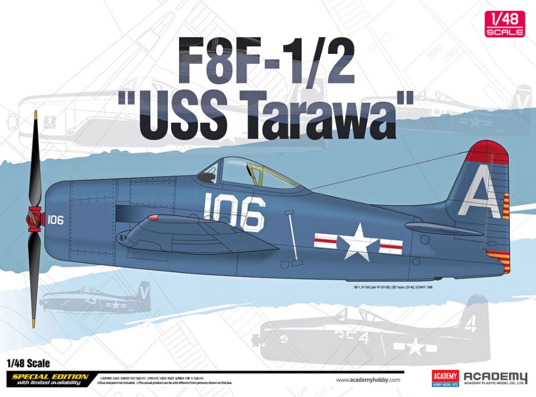 12313　1/48　F8F-1/2　ベアキャット　”U.S.S.タラワ”8