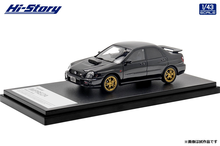 1/43 SUBARU IMPREZA WRX STi (2001)  ミッドナイトブラック・マイカ（HS401BK ）