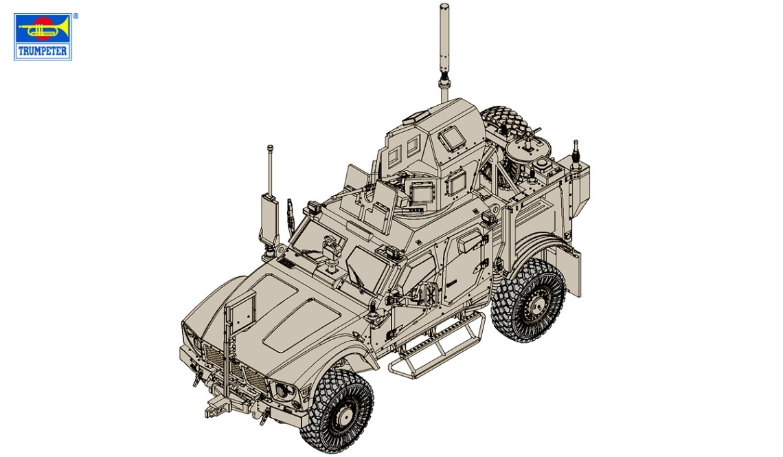 07413 1/72 アメリカ陸軍 M1240 M-ATV/MRAP