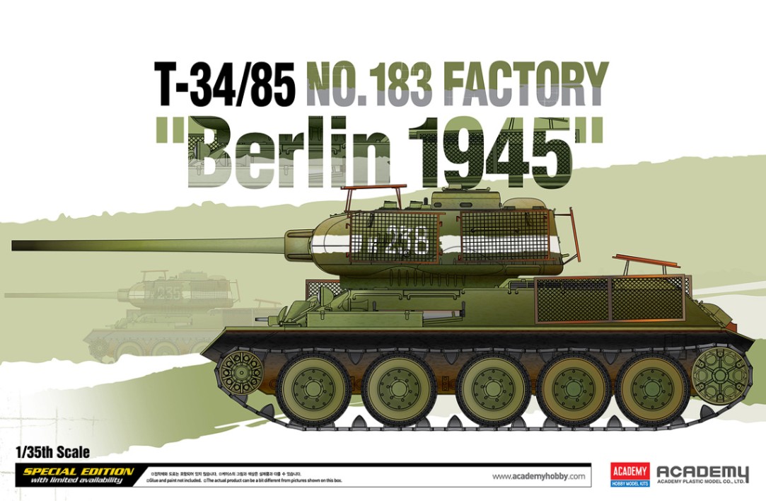 13295 1/35 T-34/85 第183工廠型