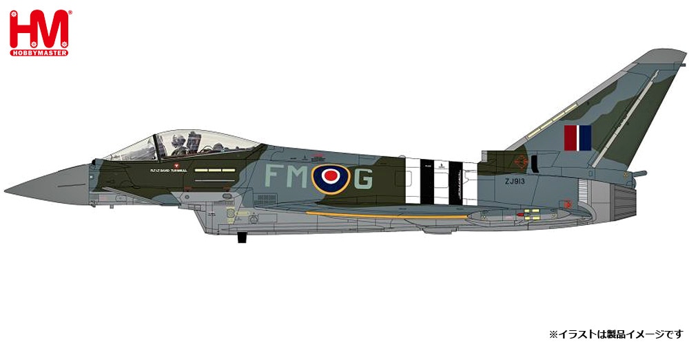 1/72 Eurofighter Typhoon FGR4ZJ913/FM-G RAF 2024  w/Empty pylon･Center fuel tank【HA6626B】NEW