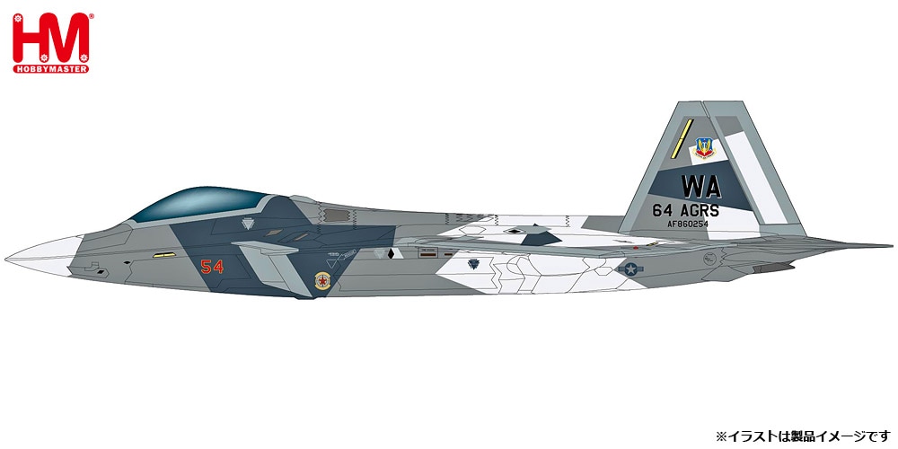 1/72 F-22 “Splinter Camouflage” USAF (fictitious scheme)【HA2831】