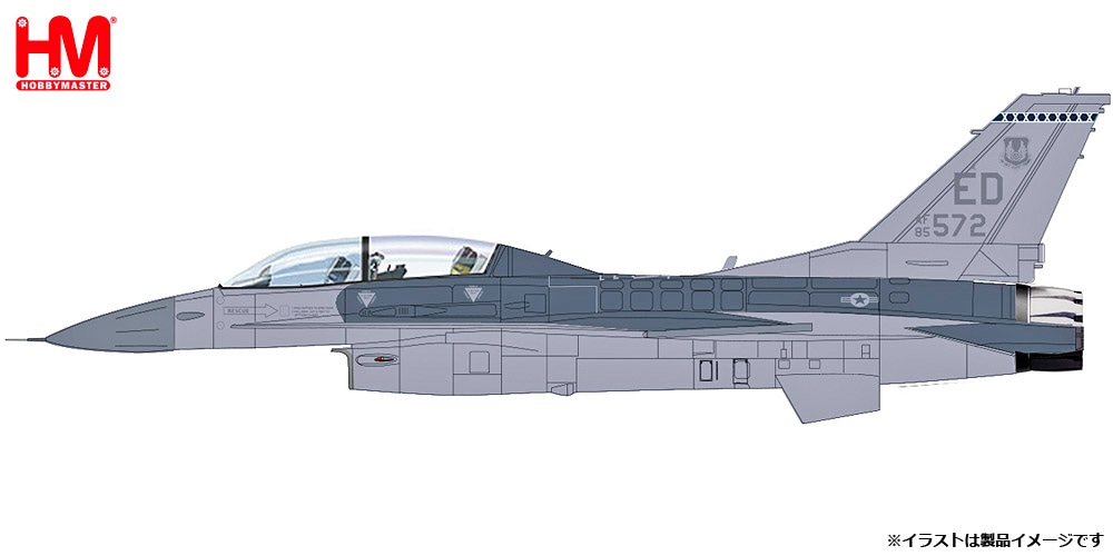 1/72 F-16D Fighting Falcon 85-1572 Edwards AFB 2024【HA38064】