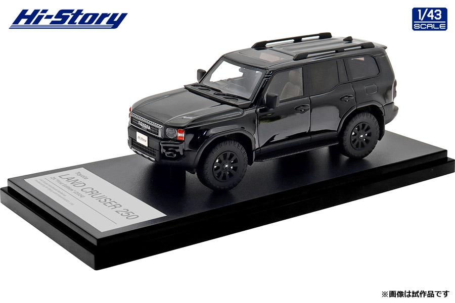 トヨタ ランドクルーザー 250 First Edition ミニカー ブラック 1/43 Toyota LANDCRUISER 250 ZX