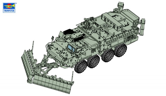 1/72 M1132ストライカー工兵支援車w/SMP&【07427】