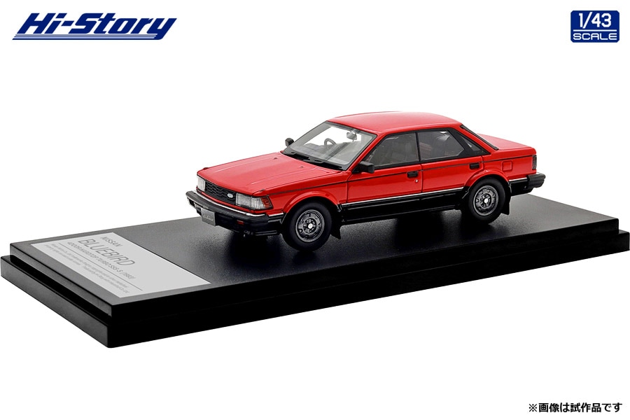 1/43 NISSAN BLUEBIRD 4DOOR HARDTOP TURBO SSS-S (1983) レッドツートン【HS498RE2】