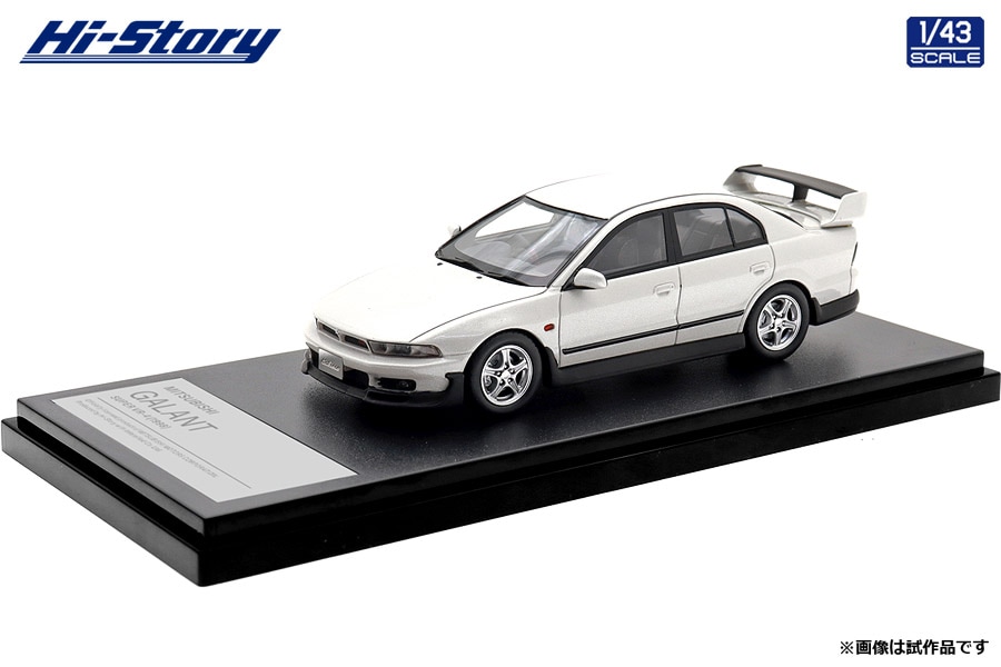 1/43 MITSUBISHI GALANT SUPER VR-4 (1998) カスタマイズカラー ギャラクシーホワイト【HS514WH】