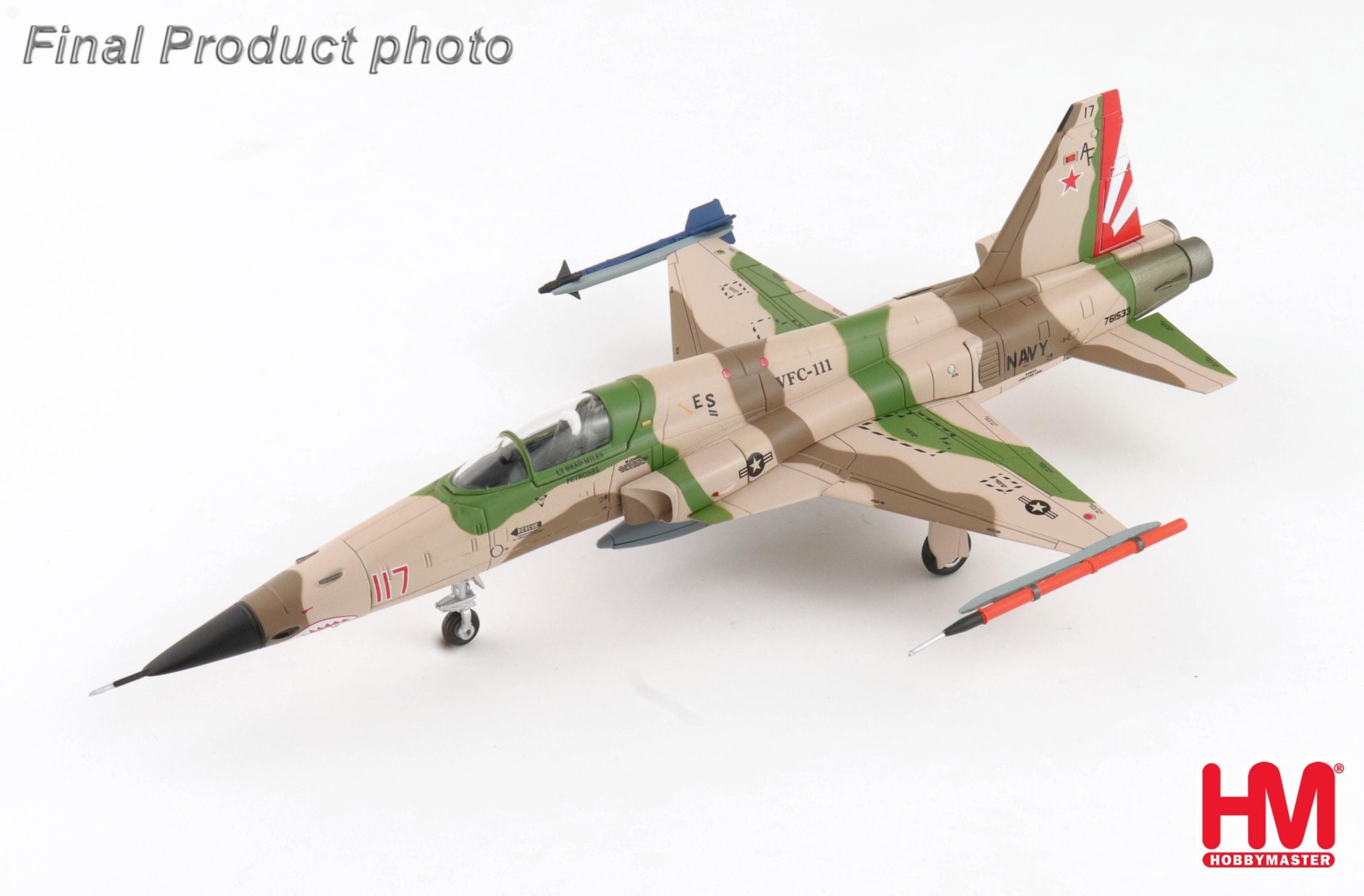 1/72 F-5N “Adversary Fighter” Red 117, 761533, VFC-111, 2014【HA3383】