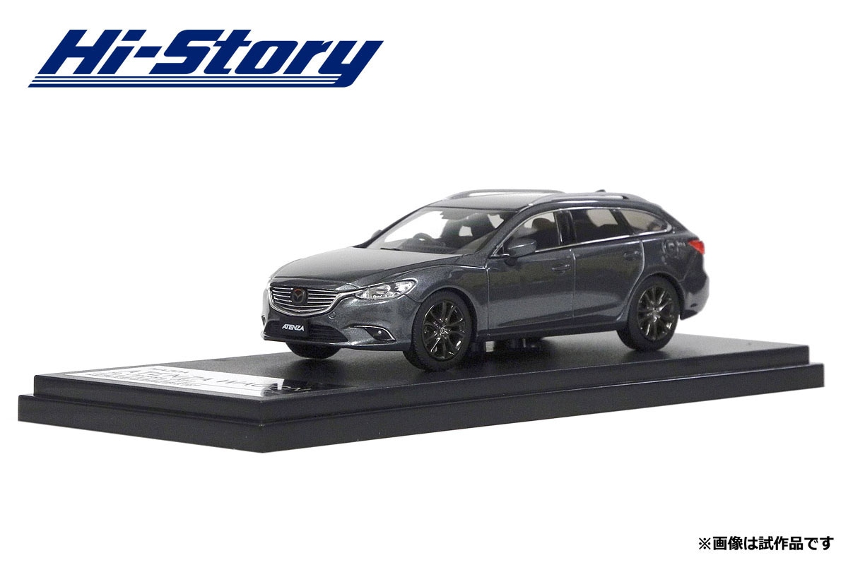 HS138GY 1/43 MAZDA ATENZA WAGON (2016) マシーングレープレミアムメタリック 【HS138GY】