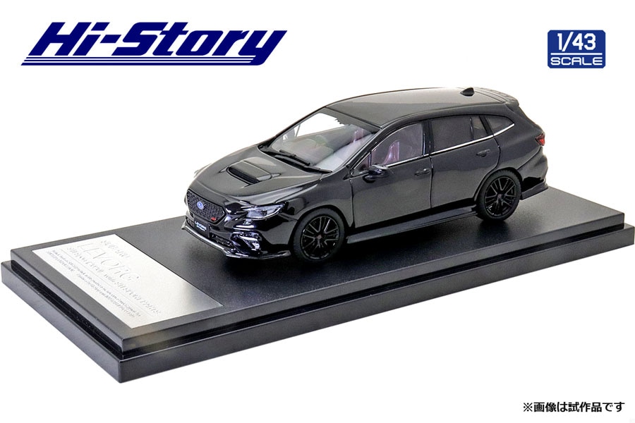1/43　SUBARU　LEVORG　STI　Sport（2020）STIスポーツパーツ　　クリスタルブラック・シリカ【HS333BK】