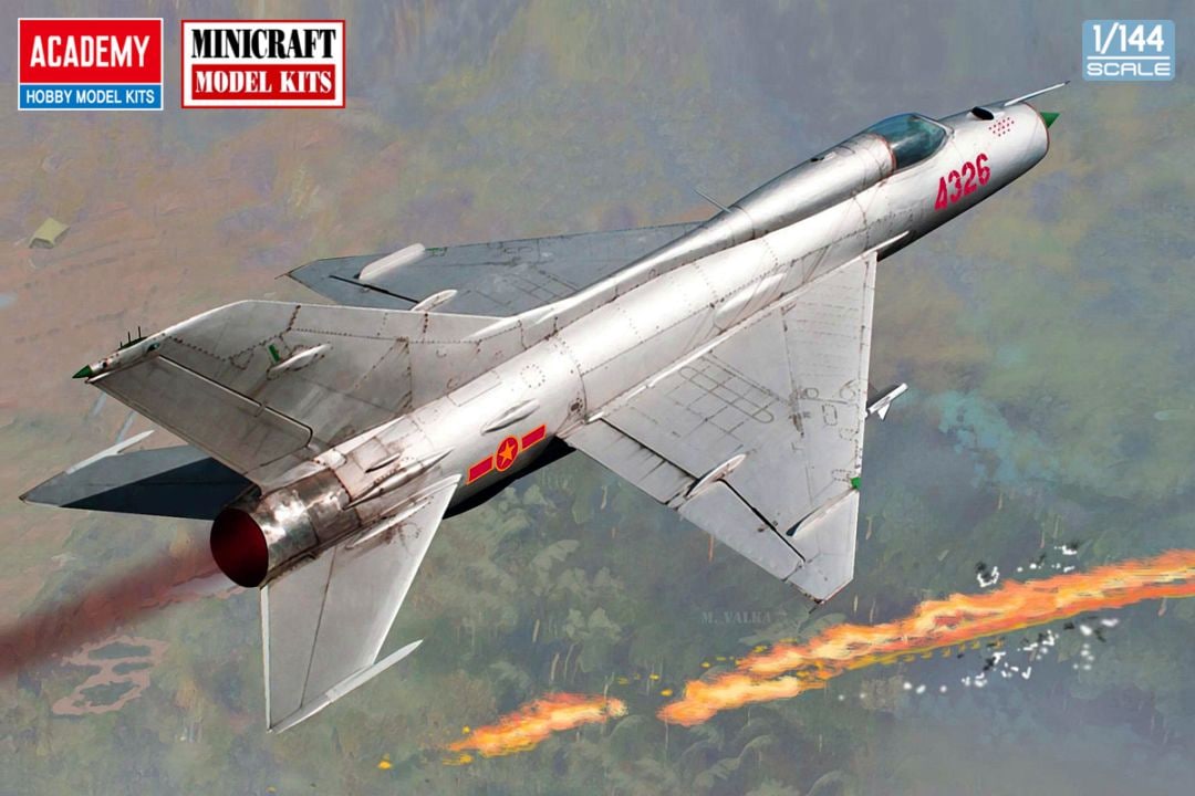 1/144 MiG-21PF フィッシュベッドD【12664】