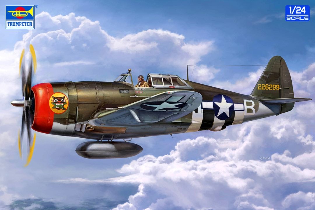 NEW 02427 1/24 P-47D サンダーボルト 