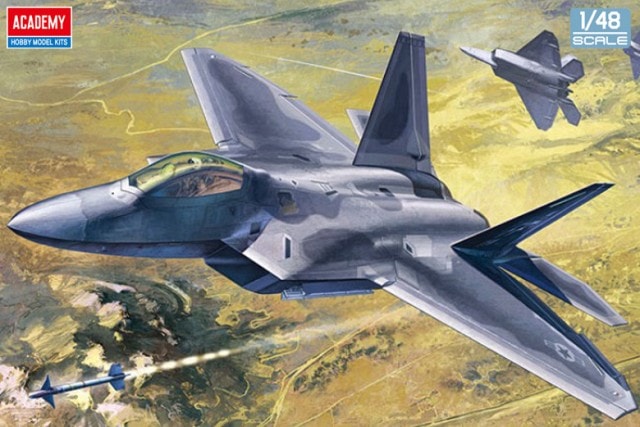 NEW 12212 1/48 F-22A