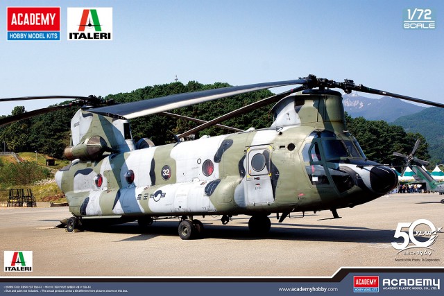NEW 12503 1/72 韓国陸軍航空大隊 CH-47D