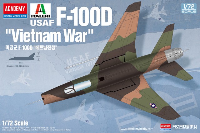 NEW 12553 1/72 F-100D スーパーセイバー “ベトナム航空戦