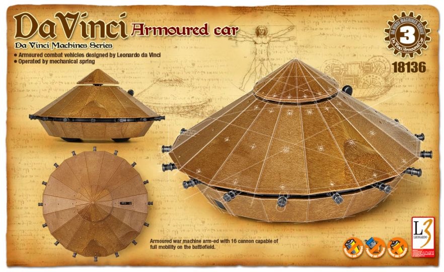 18136 レオナルド・ダ・ヴィンチ手稿 装甲戦闘車