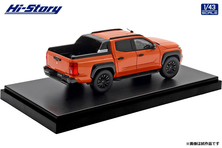 1/43 三菱 トライトン TRITON ダブルキャブ 2024 ホワイト HS470OR 1/43 MITSUBISHI TRITON Double Cab 4WD (2024
