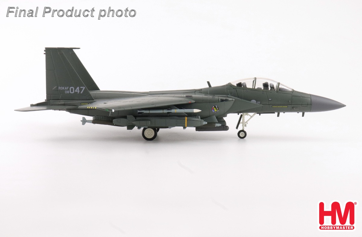 プラモデル完成機　1/72　ROKAF F-15 1/72 F-15K Slam Eagle 08-047, ROKAF, 2024 (w/Taurus missiles
