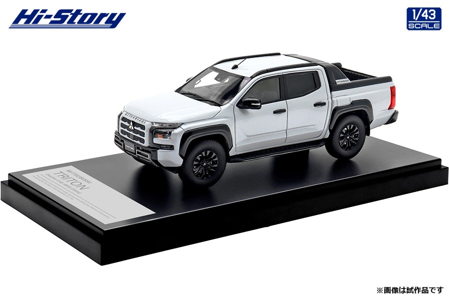 Hi-Story 1/43 Mitsubishi Triton ダブルキャブ GAZOOショッピング MITSUBISHI TRITON Double Cab 4WD 2024（1