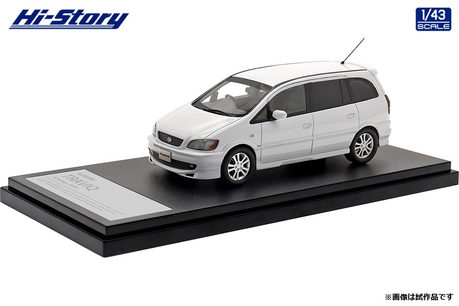 HS419WH 1/43 SUBARU TRAVIQ S-package (2001) カサブランカホワイト