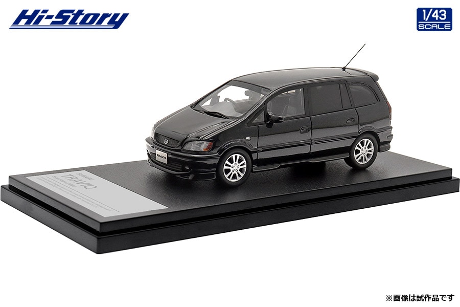 HS419BK 1/43 SUBARU TRAVIQ S-package (2001) チャコールブラックマイカ