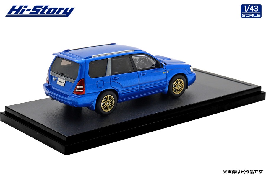 ボルバルブルー　旧枠統一　スリーブ付き 1/43 SUBARU FORESTER XT WR-Limited (2004) WRブルー・マイカ