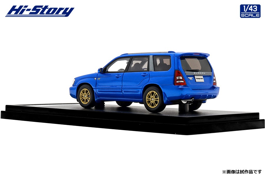 HS515BL 1/43 SUBARU FORESTER XT WR-Limited (2004) WRブルー・マイカ
