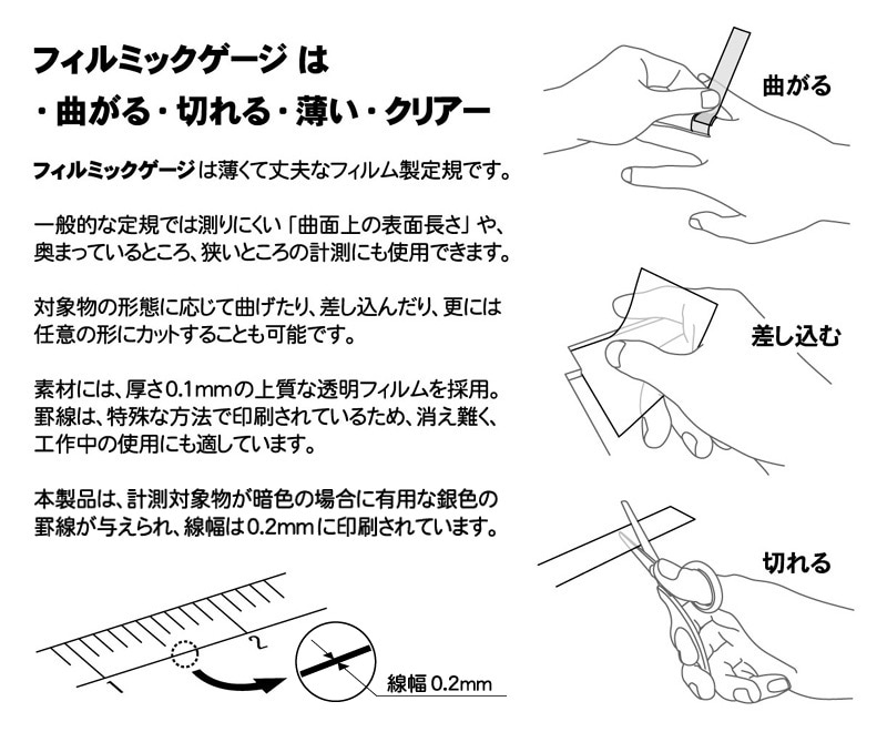 フィルミックゲージAセット(ブラック)【T037】