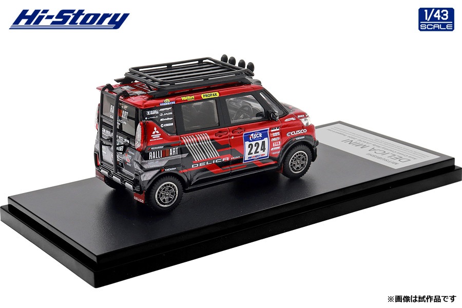 1/43 MITSUBISHI DELICA MINI  アジアクロスカントリーラリー2024 サポートカー【HS544】