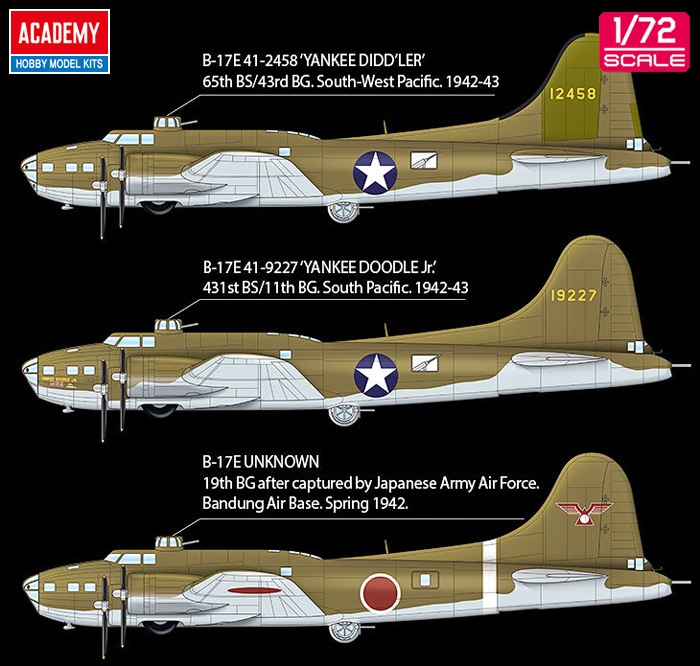 12533 1/72 B-17E 
